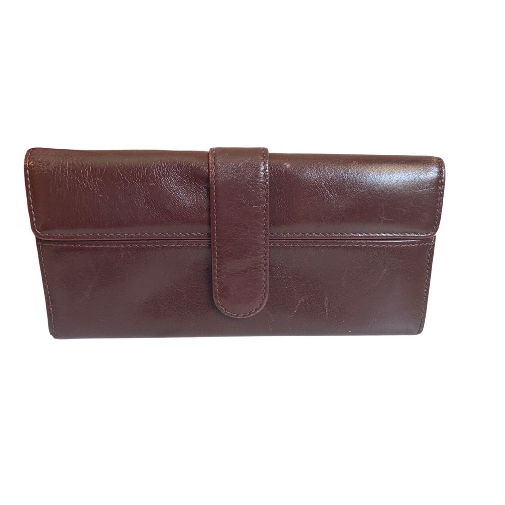 Hobo International Lauren Wallet Brown Leather Double DO NOT BUY